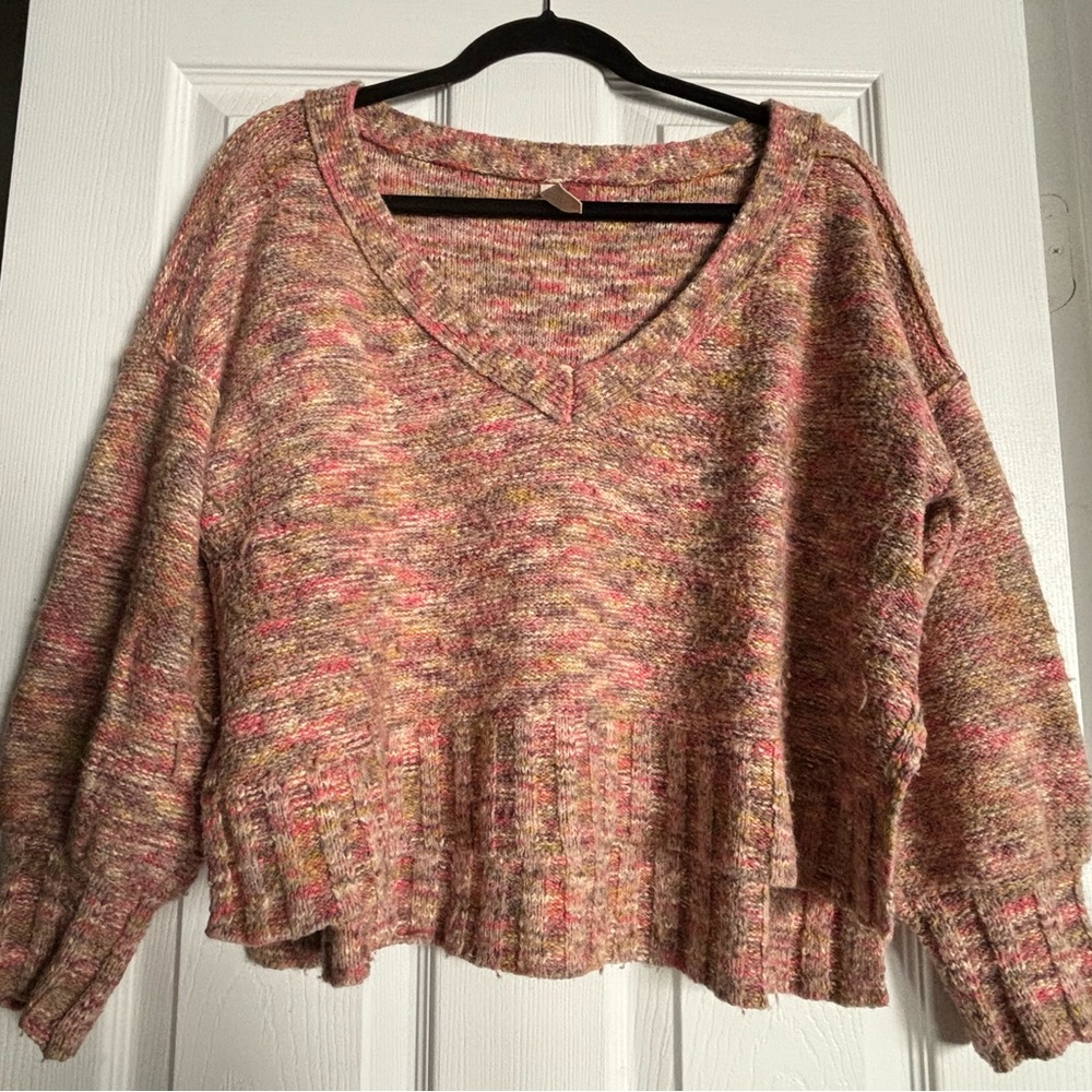 Cozy Pink Anthropologie Sweater